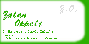 zalan oppelt business card